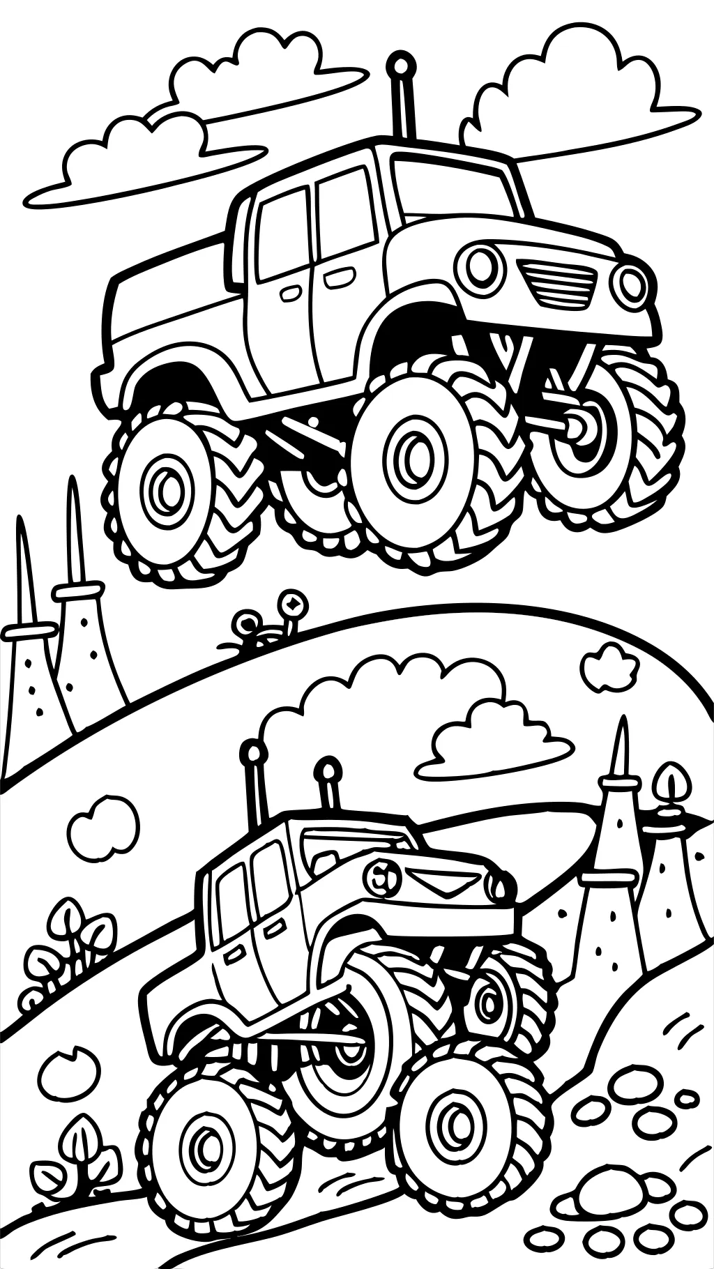 Páginas para colorear Monster Truck